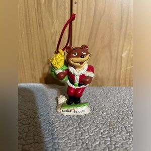 Vintage Holiday Ornament with Red and Green Accents